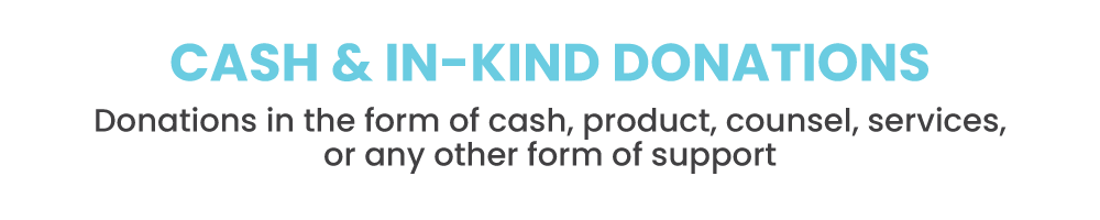 Cash & In-Kind Donations