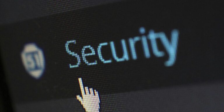 Mouse over the word “security” in a computer screen symbolizing HIPAA compliant case management.