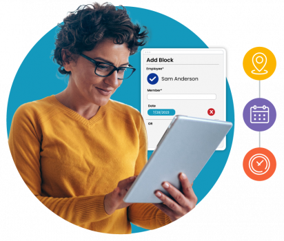 Medisked User Tablet Connect by CaseWorthy