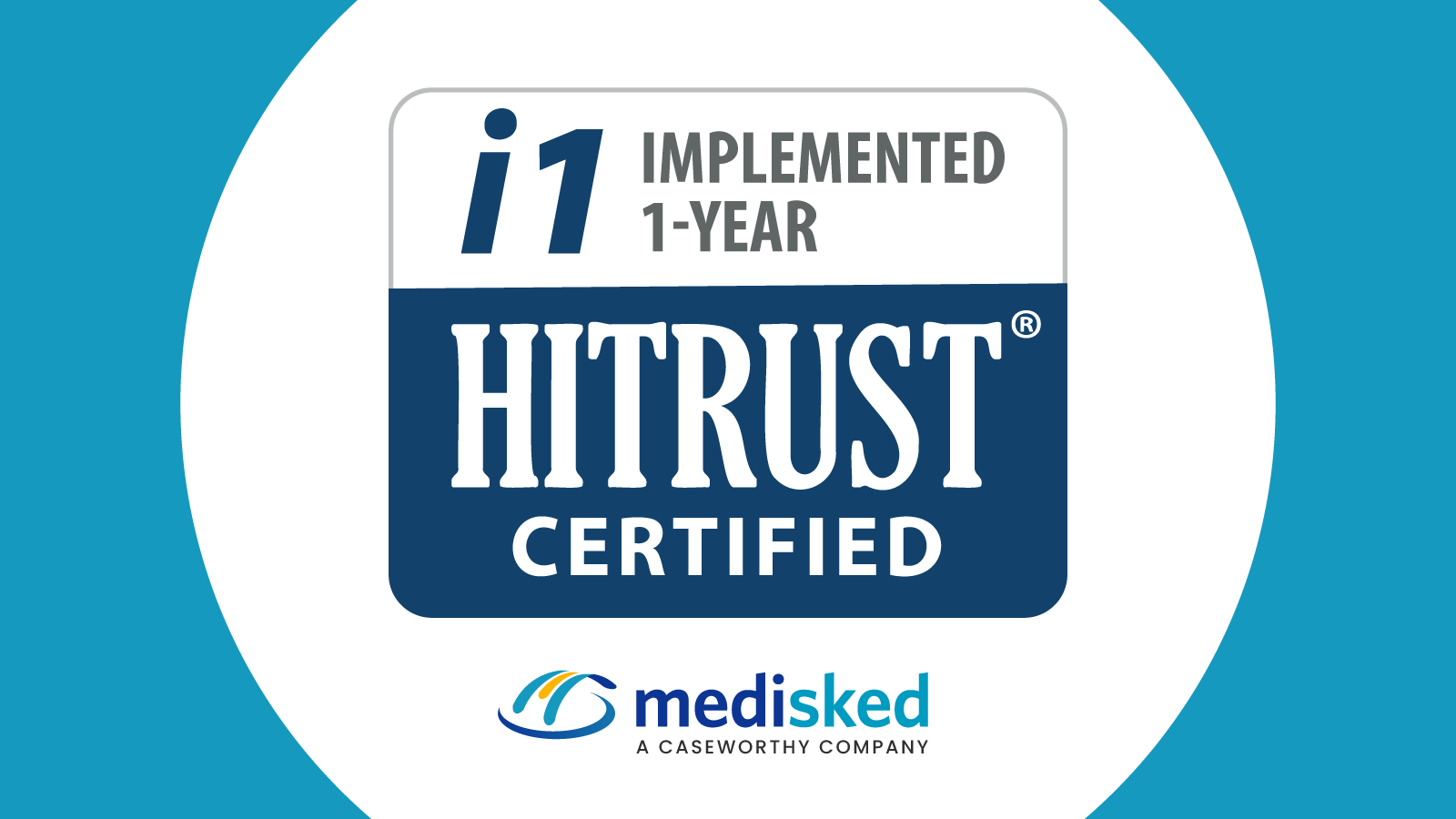 MediSked, a CaseWorthy Company, Achieves HITRUST Implemented, 1-year (i1) Certification to Manage Data Protection and Mitigate Cybersecurity Threats