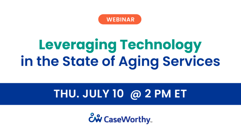 Leveraging Technology in the State of Aging Services